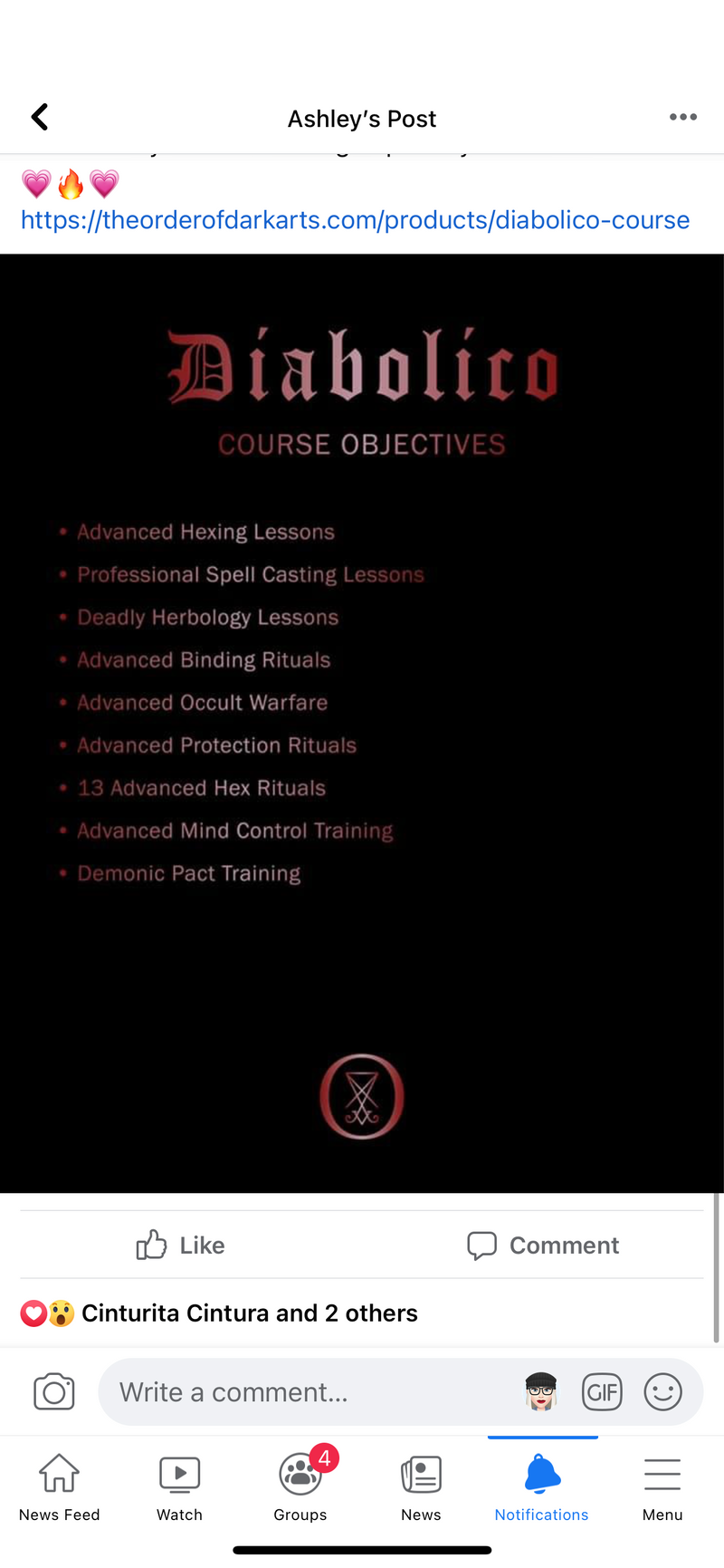 Diabolico Course